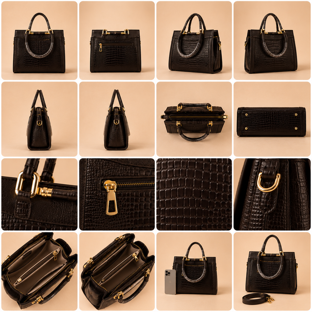 Croco Élise Tote