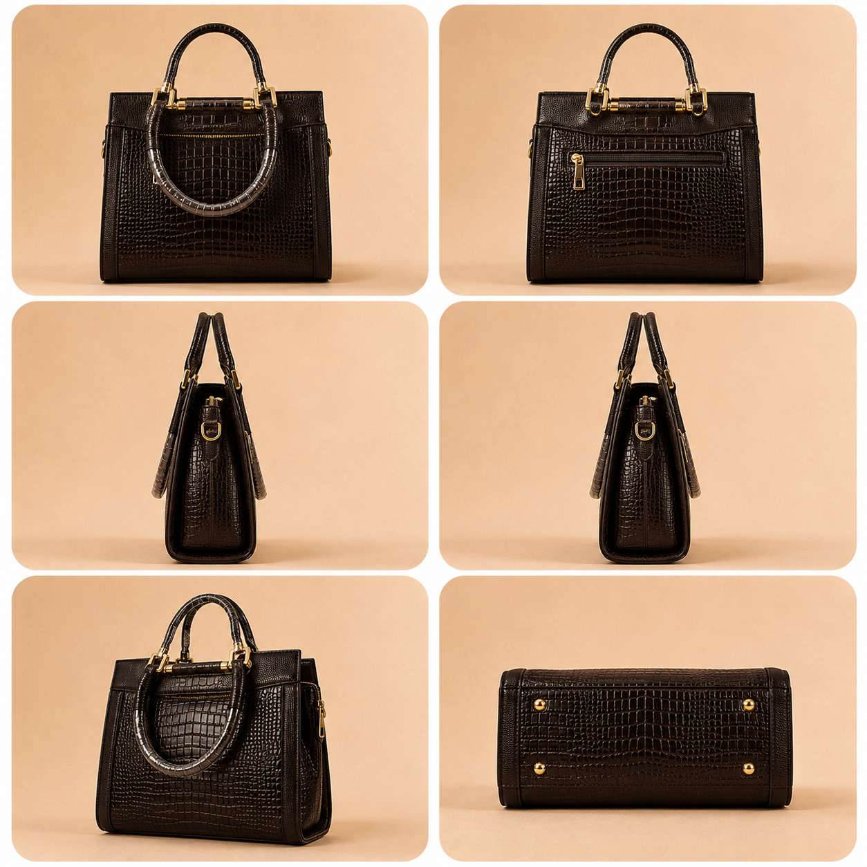 Croco Élise Tote